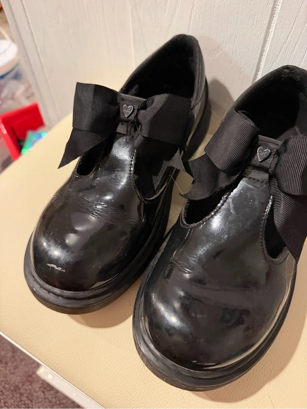 Dr. Martens Black Slip-On Shoe with Interior Size Label